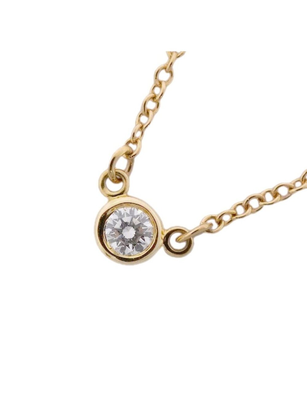 Tiffany & Co Necklace by the Yard Yellow Gold Diamond